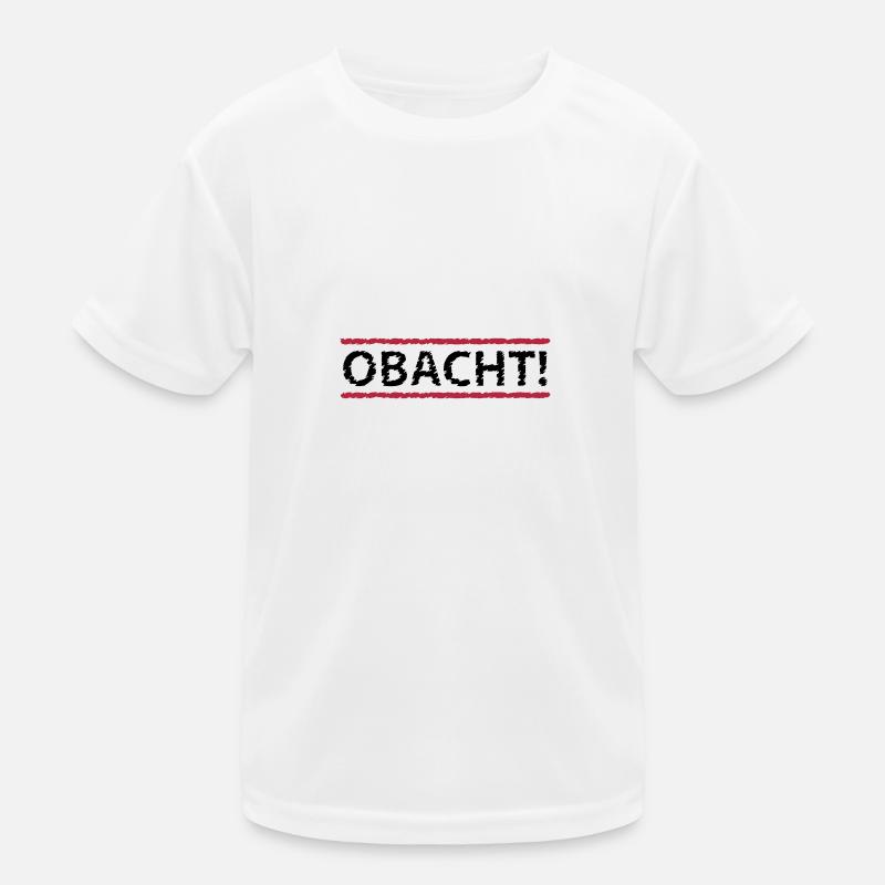 Obacht, 2fb Kinder Funktions-T-Shirt