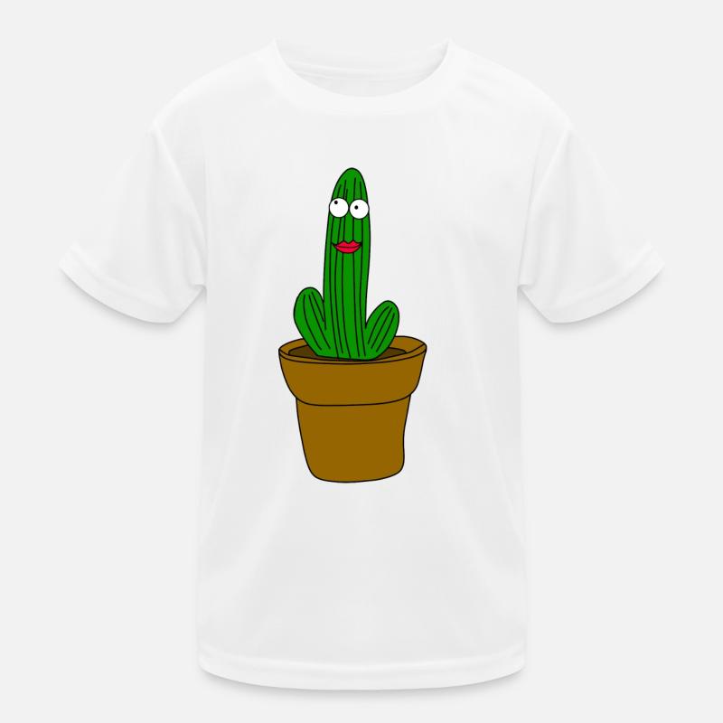 Cactus avec visage T-shirt sport Enfant