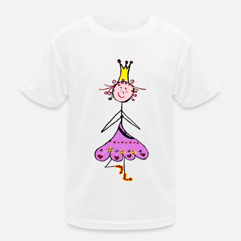 Yoga Prinzessin Kinder Funktions-T-Shirt