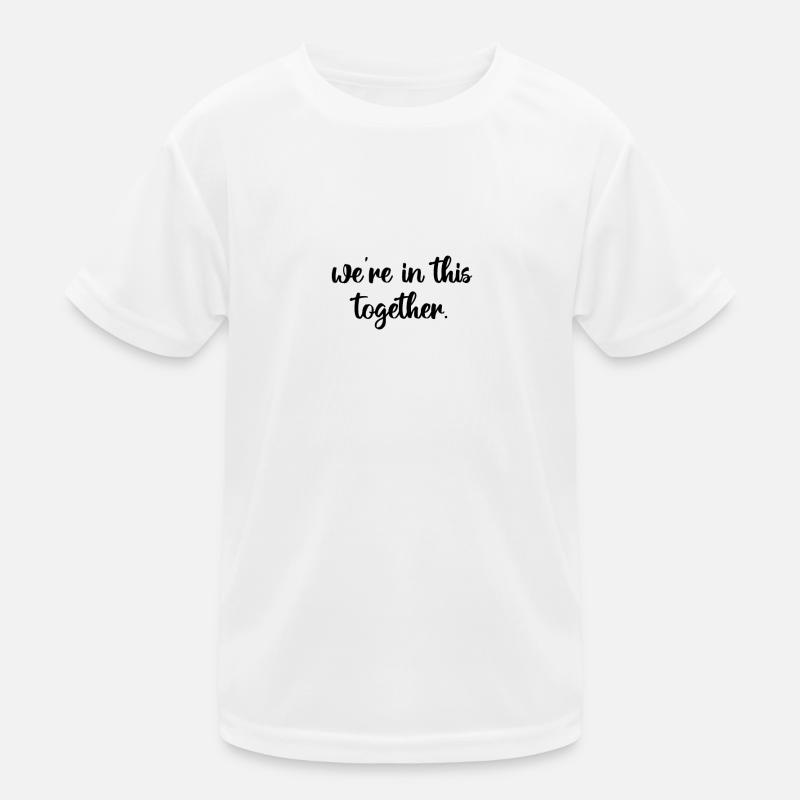 Wir sitzen alle im selben Boot. Kinder Funktions-T-Shirt
