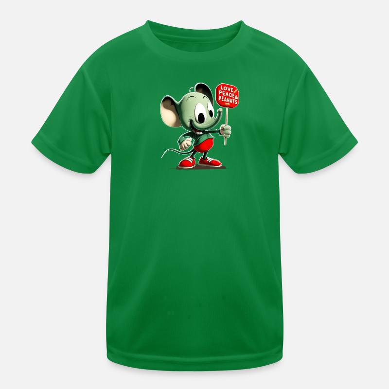 Elefant Love Peace Peanuts 2 Kinder Funktions-T-Shirt