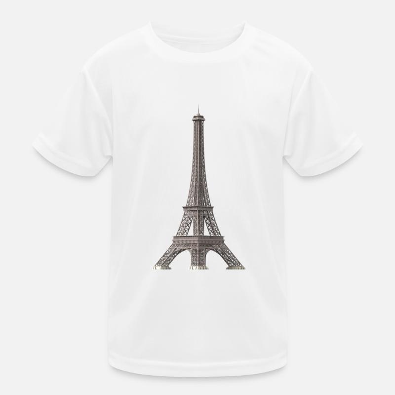 Eiffel Tower Kinder Funktions-T-Shirt