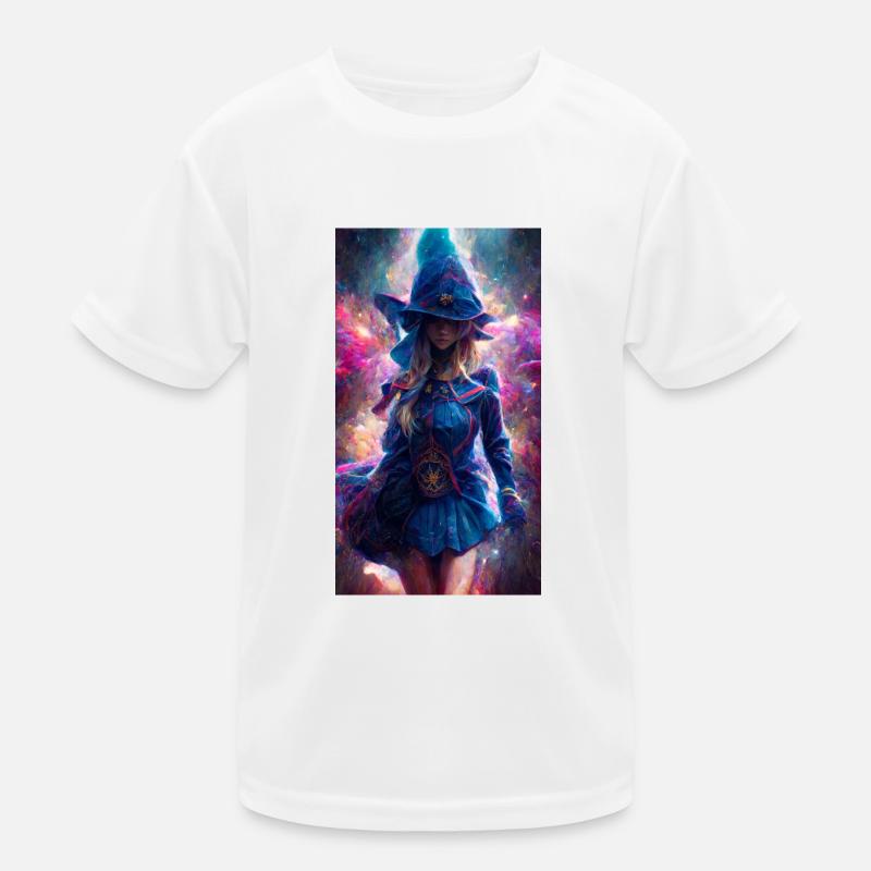 Sorcière bleu T-shirt sport Enfant