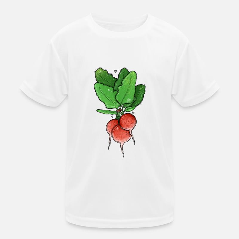 Illustration de radis T-shirt sport Enfant