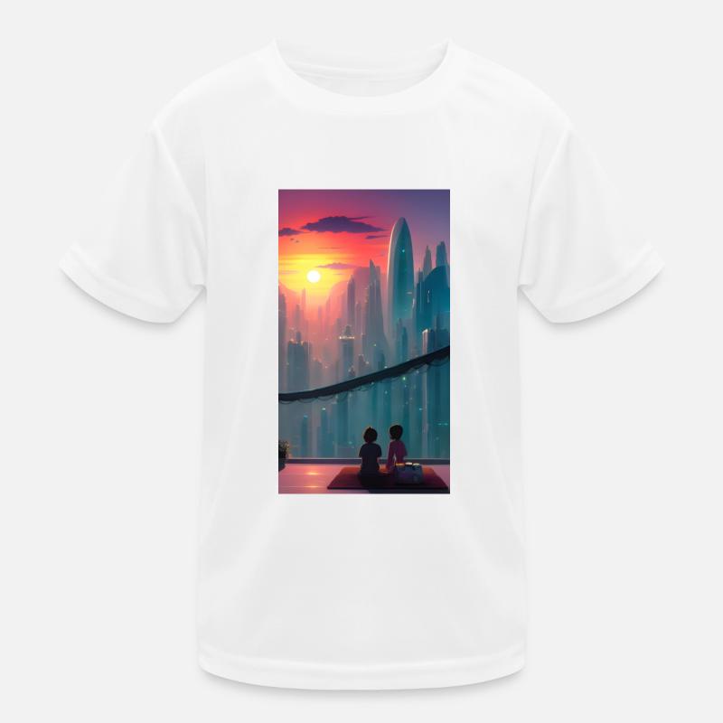 Cosmic reflection Kids Functional T-Shirt