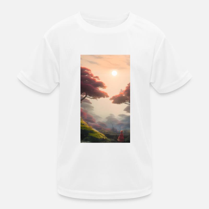 Celestial Melody - Kids Functional T-Shirt - white