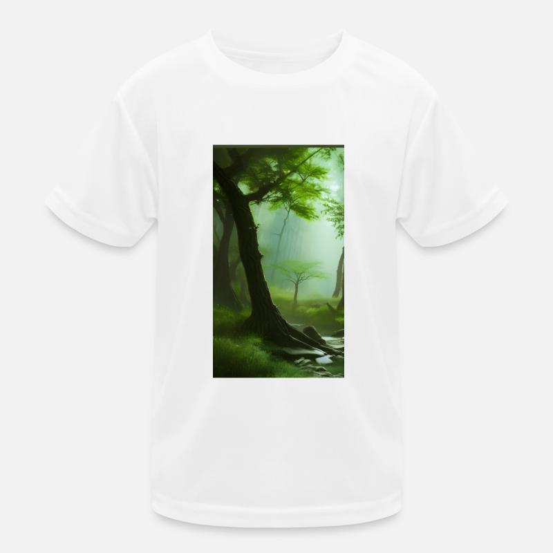 Silent forest magic Kids Functional T-Shirt
