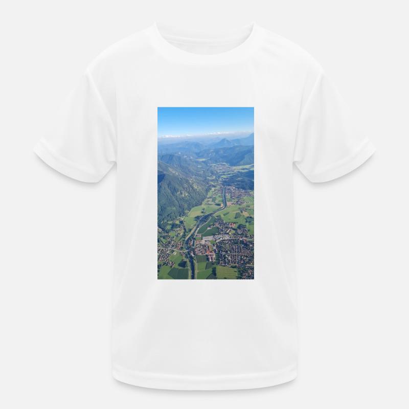 Von Oben Kinder Funktions-T-Shirt