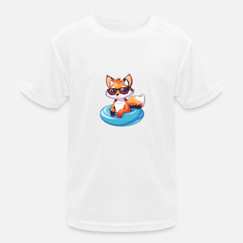 Fuchs Comic Cool Kinder Funktions-T-Shirt