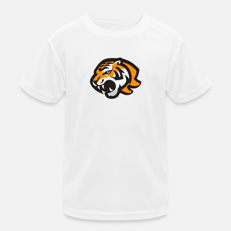 Brüllender Tiger Kinder Funktions-T-Shirt