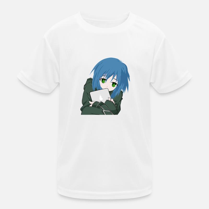 Manga Mädchen Kinder Funktions-T-Shirt