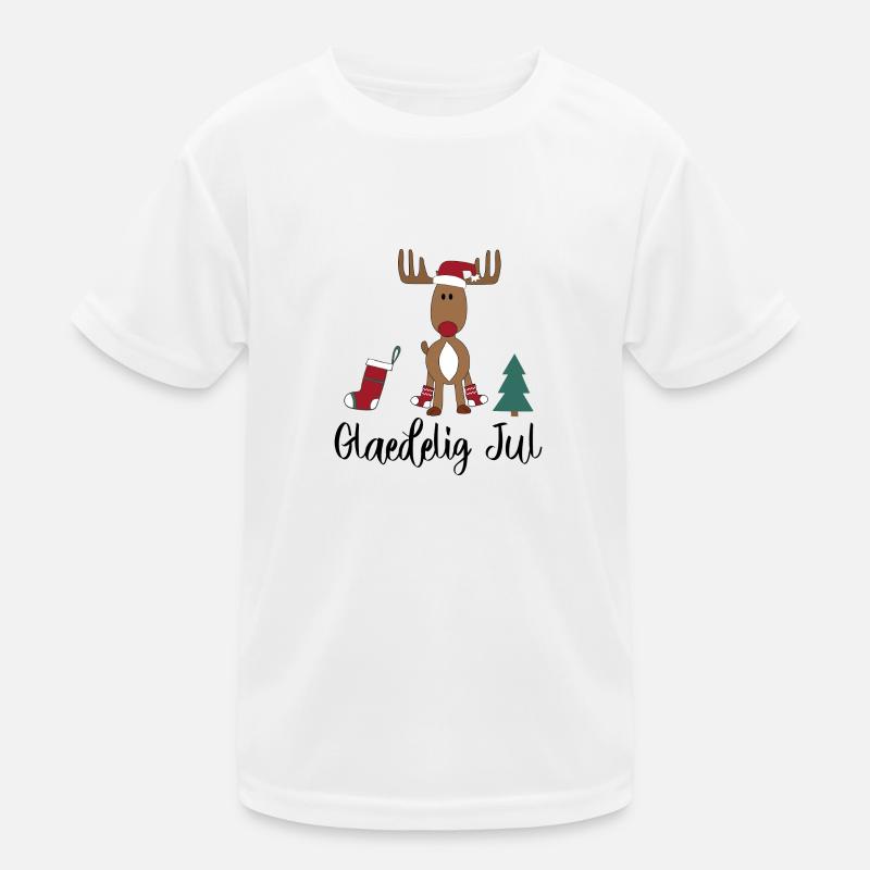 Danois de Noël T-shirt sport Enfant