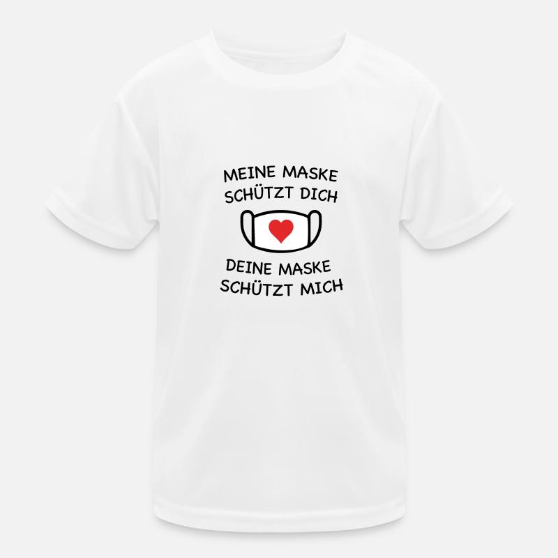 Maske Kinder Funktions-T-Shirt