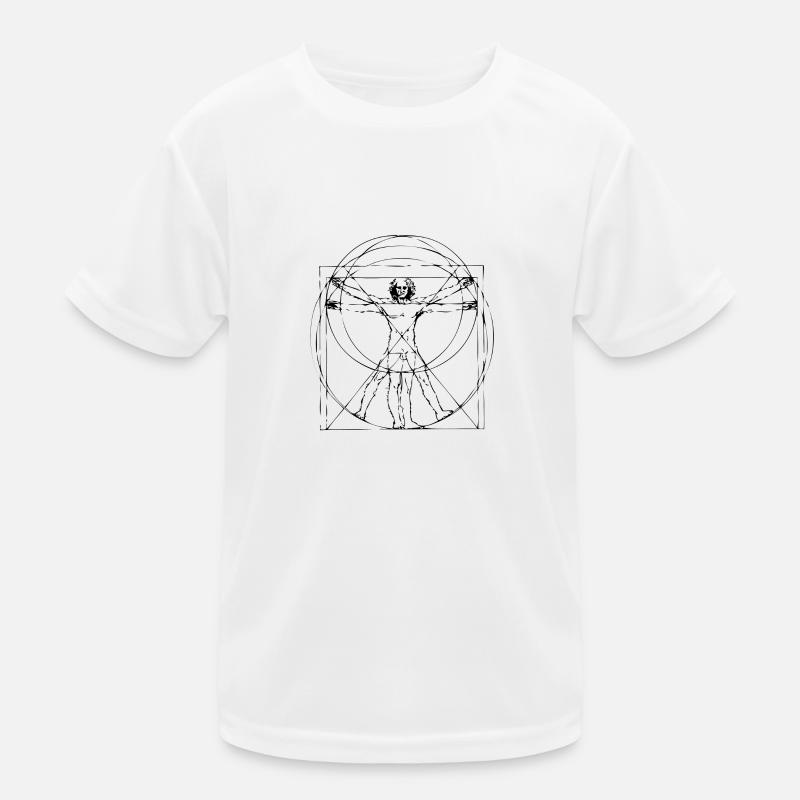 Vitruvian Man | Vitruvianischer Mensch | Leonardo Kinder Funktions-T-Shirt