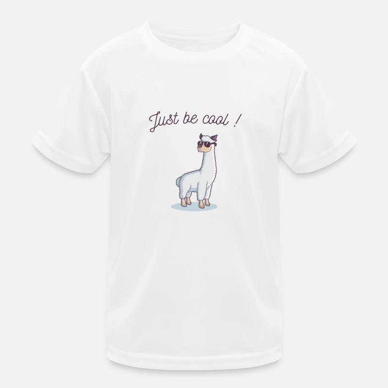 Just be cool ! Lama cool T-shirt sport Enfant