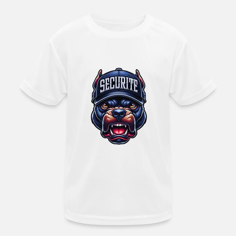 securité pitbull T-shirt sport Enfant