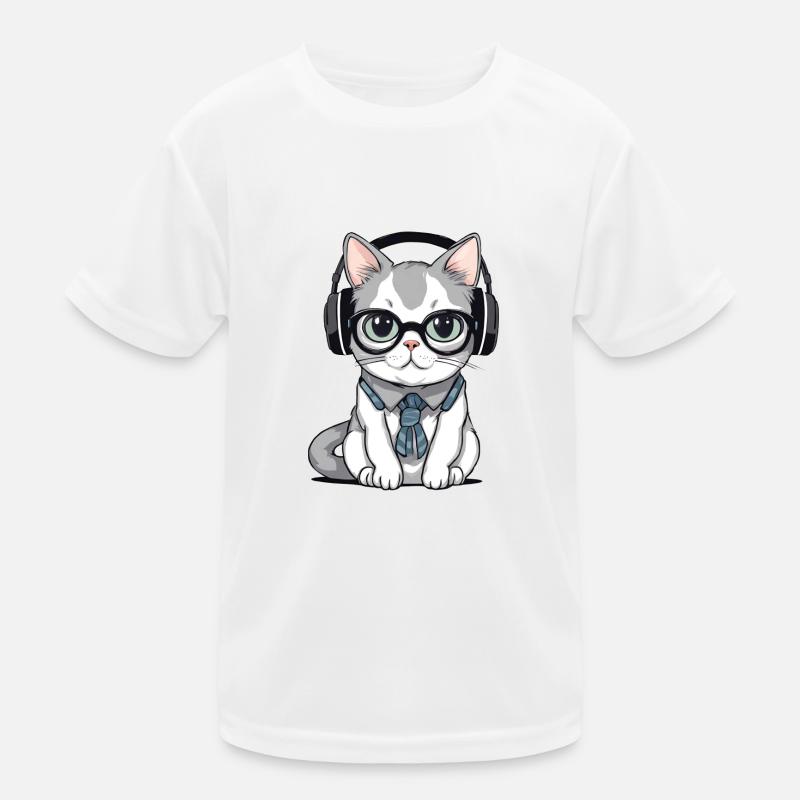 chat dev web T-shirt sport Enfant