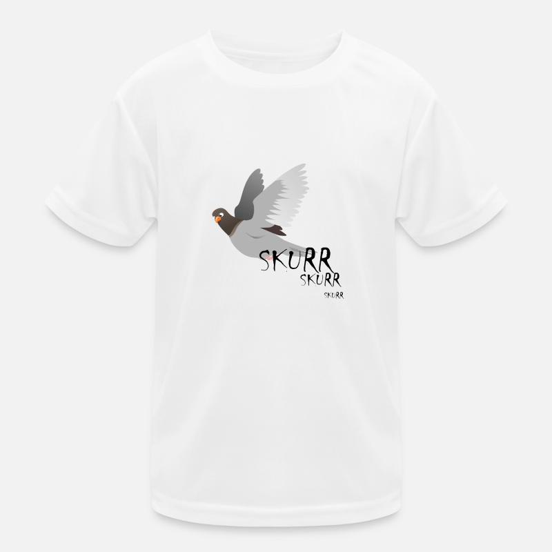 taube Kinder Funktions-T-Shirt