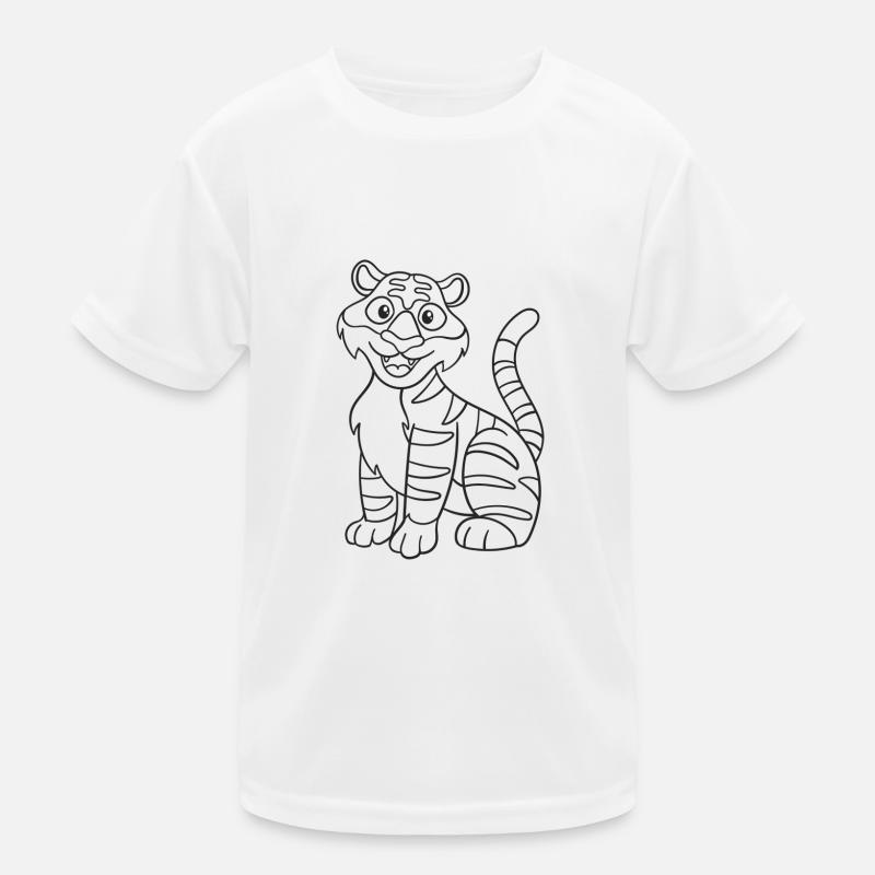 Tiger, Katze, Geschenk, Geschenkidee Kinder Funktions-T-Shirt