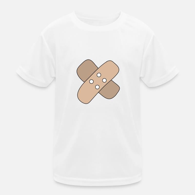 Patch, Wound, Injury, Healing, Gift Idea Kids Functional T-Shirt