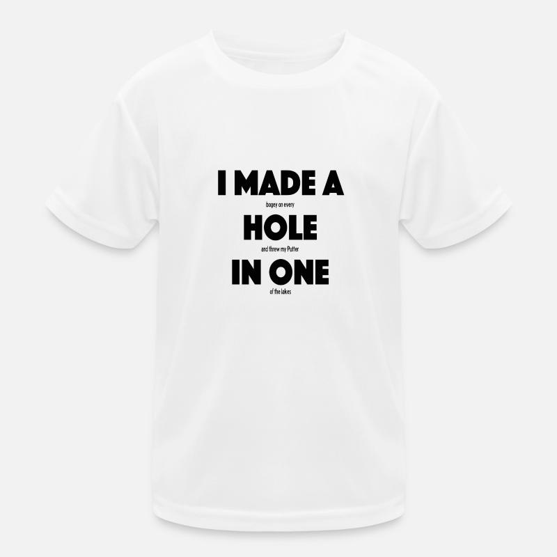 Disc golf, disc golf, golf, trou en un, drôle T-shirt sport Enfant