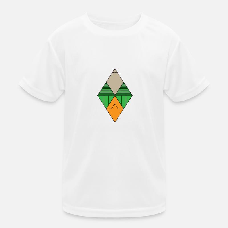 Diamant-Grafik Kinder Funktions-T-Shirt