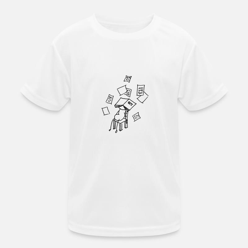 krank oder Schule Kinder Funktions-T-Shirt