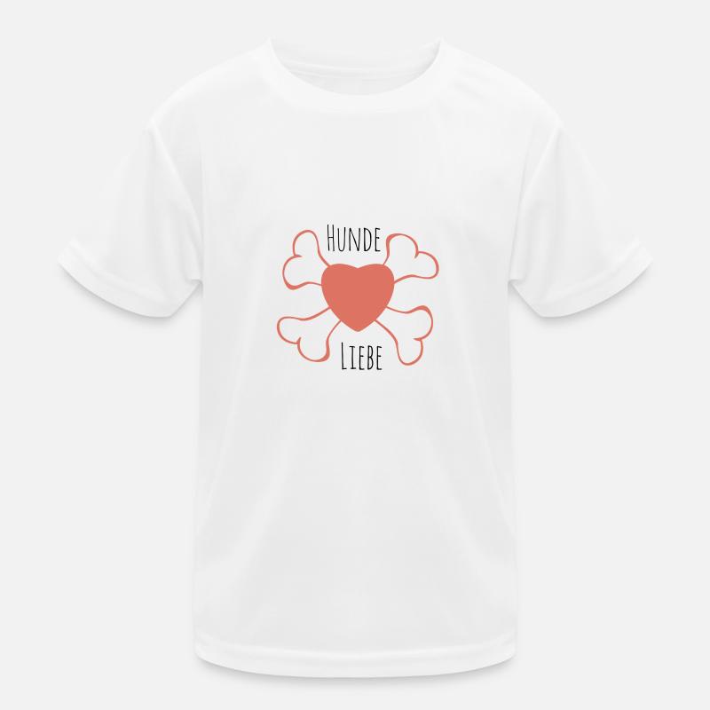 Hundeliebe Kinder Funktions-T-Shirt