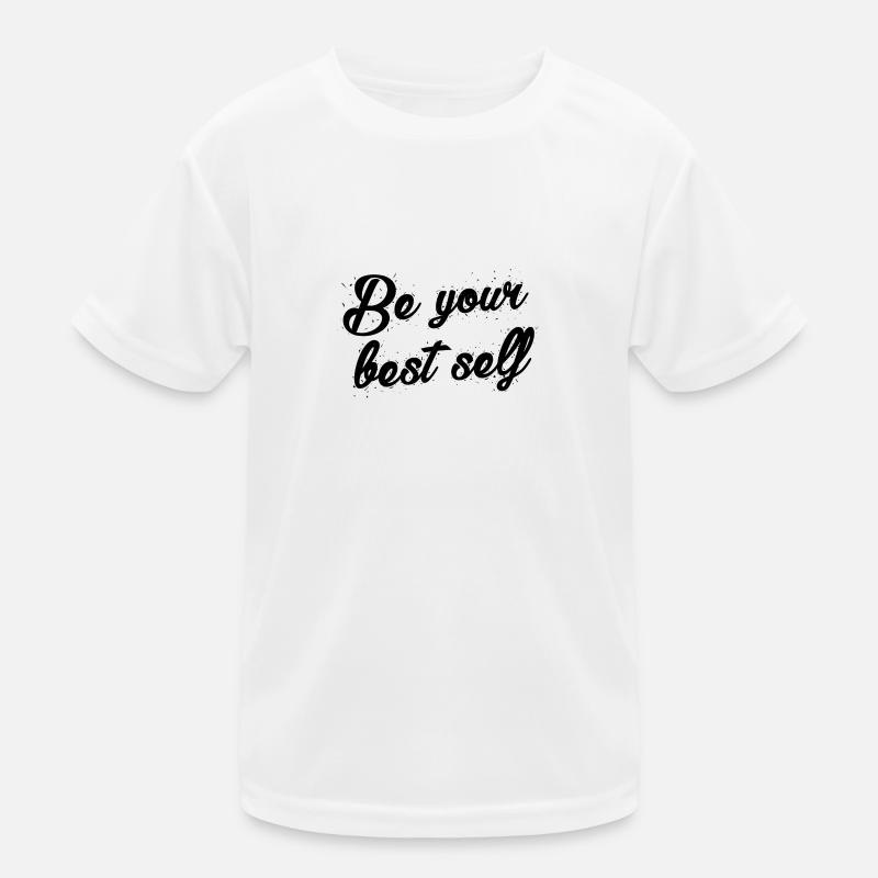 Motivation Déclaration phrase T-shirt sport Enfant