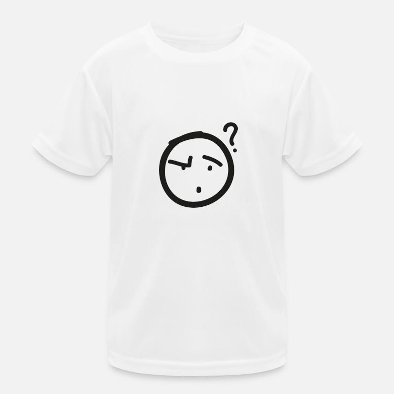 Fragezeichen Kinder Funktions-T-Shirt