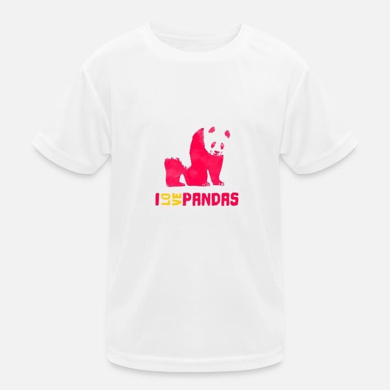 I love Pandas Kinder Funktions-T-Shirt