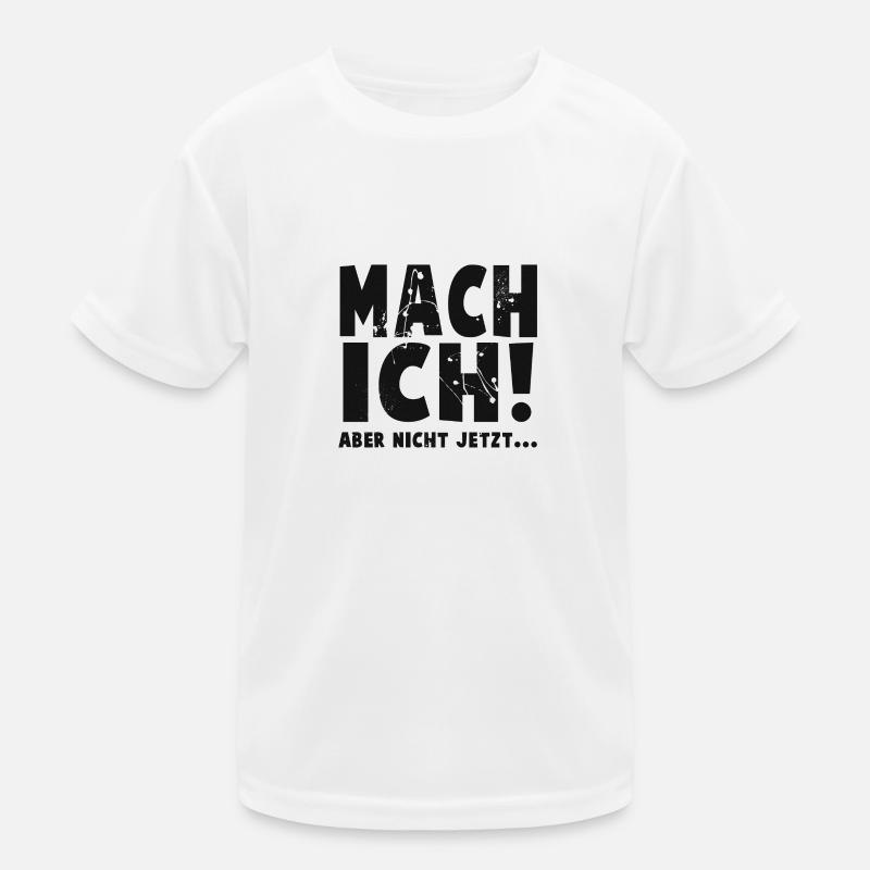 Je le fais ! mais pas maintenant T-shirt sport Enfant