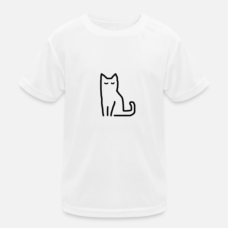 Cat Geschenkidee Kinder Funktions-T-Shirt