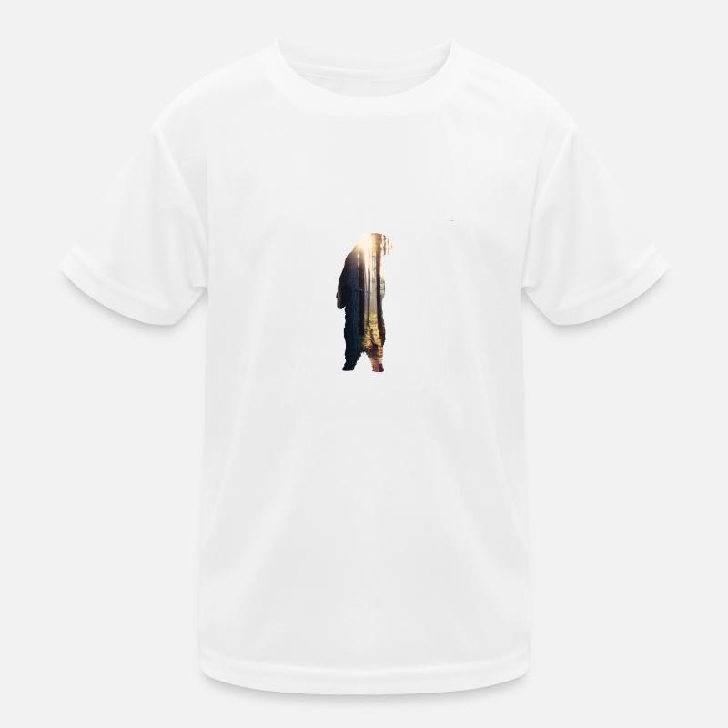 Bear forest Baer sun Kids Functional T-Shirt