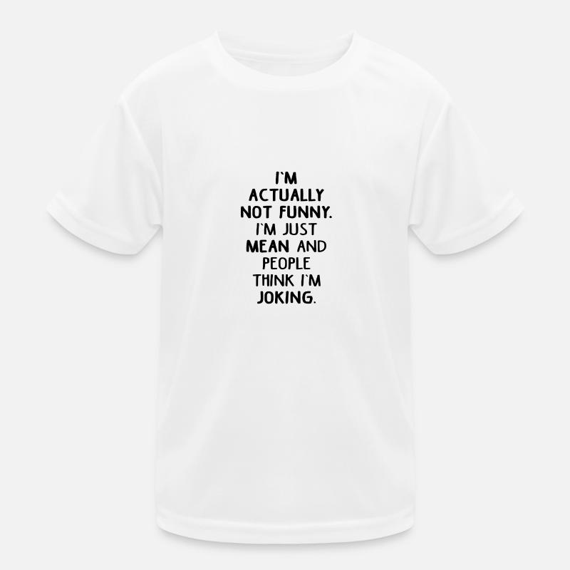 Sarkasmus Kinder Funktions-T-Shirt