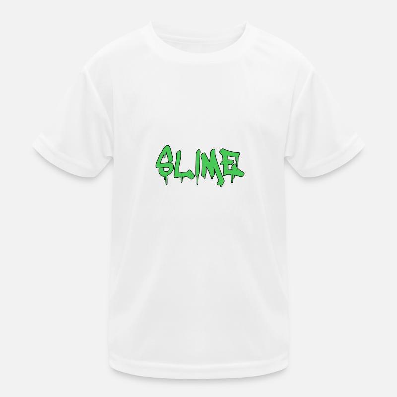 Slime Schleim Kinder Funktions-T-Shirt
