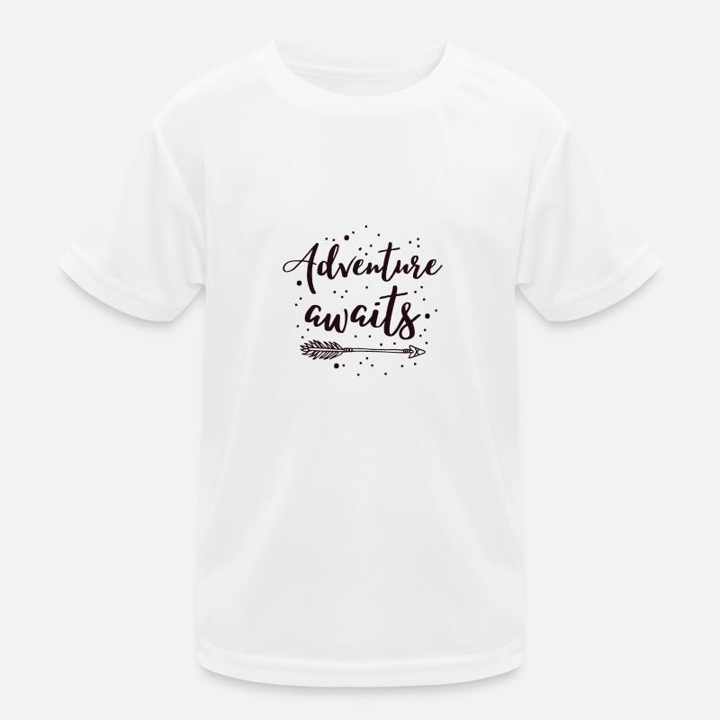 L'aventure attend T-shirt sport Enfant