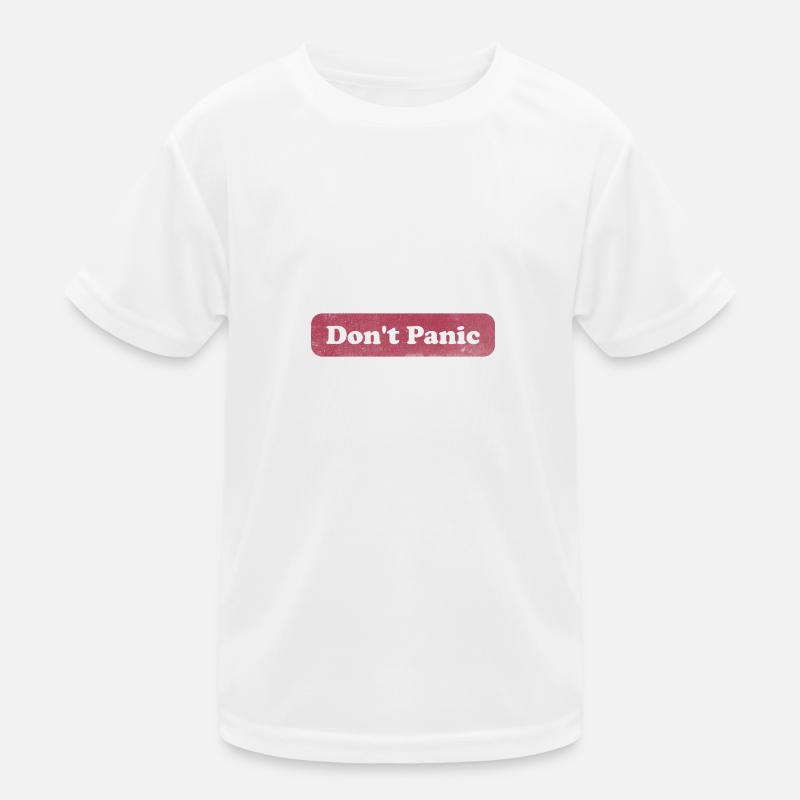 Don't Panic - Hitchhiker Kinder Funktions-T-Shirt