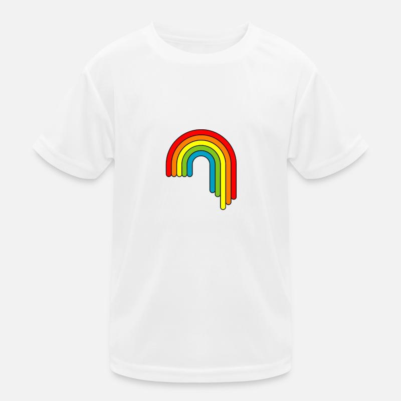 Arc-en-ciel de Régenbogen T-shirt sport Enfant