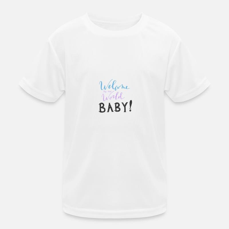 Geburt Kinder Funktions-T-Shirt