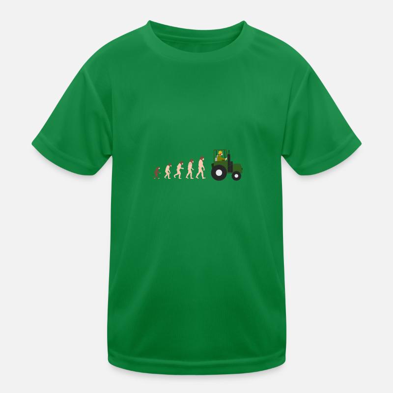 Evolution Bauer Lustige Geschenkidee Kinder Funktions-T-Shirt