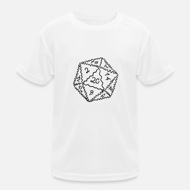 D20 dice Kids Functional T-Shirt