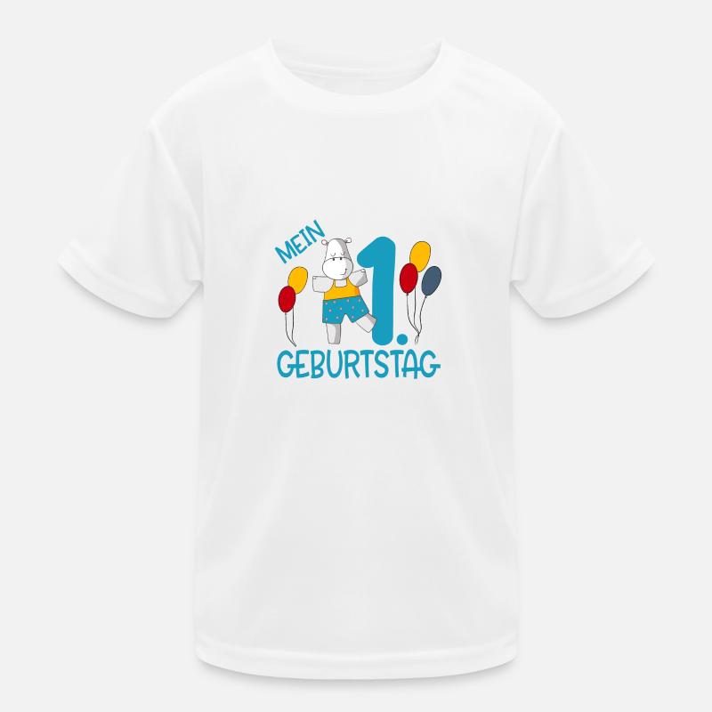 Mein erster Geburtstag Kinder Funktions-T-Shirt