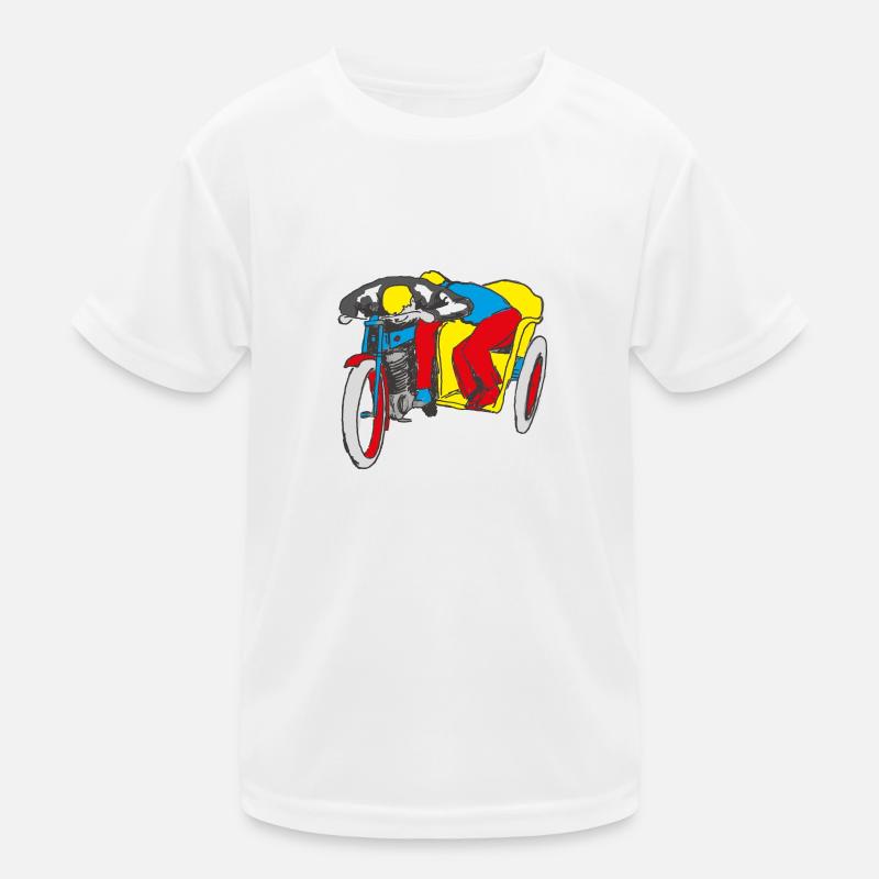 POP UP SIDE CAR Kids Functional T-Shirt