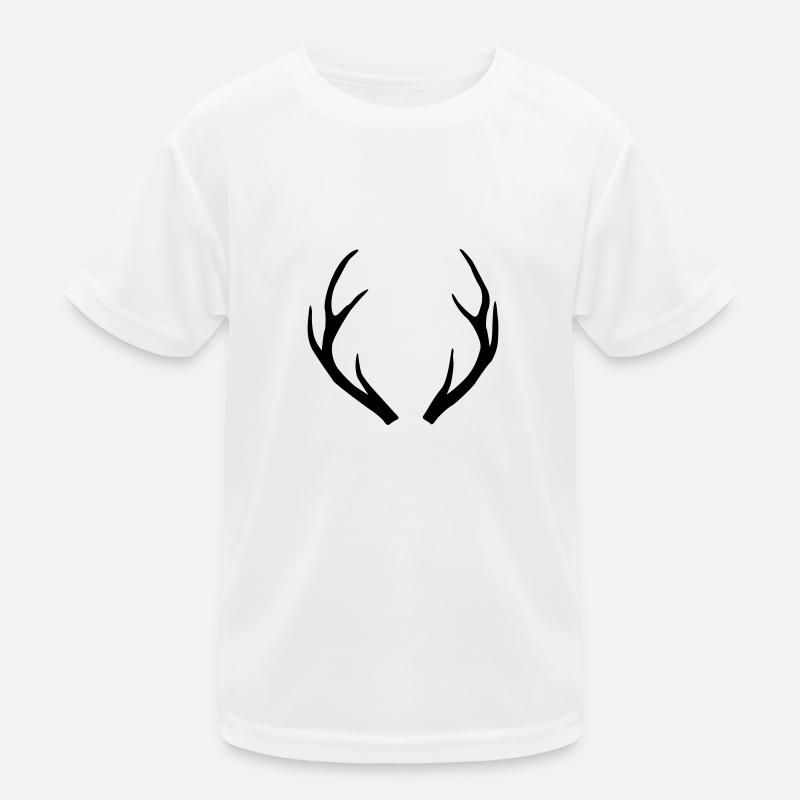 Majestic Antlers Kids Functional T-Shirt