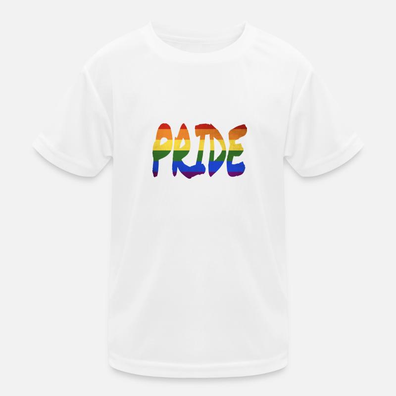 Lettrage LGBT+ Pride T-shirt sport Enfant