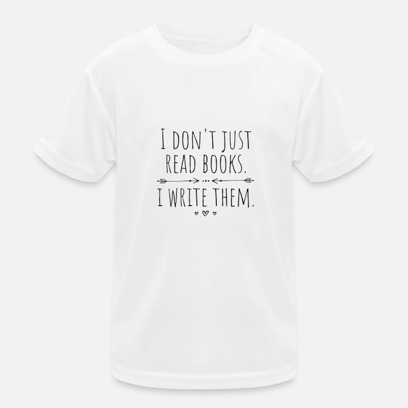 Auteurs écrivains écrivains disant T-shirt sport Enfant