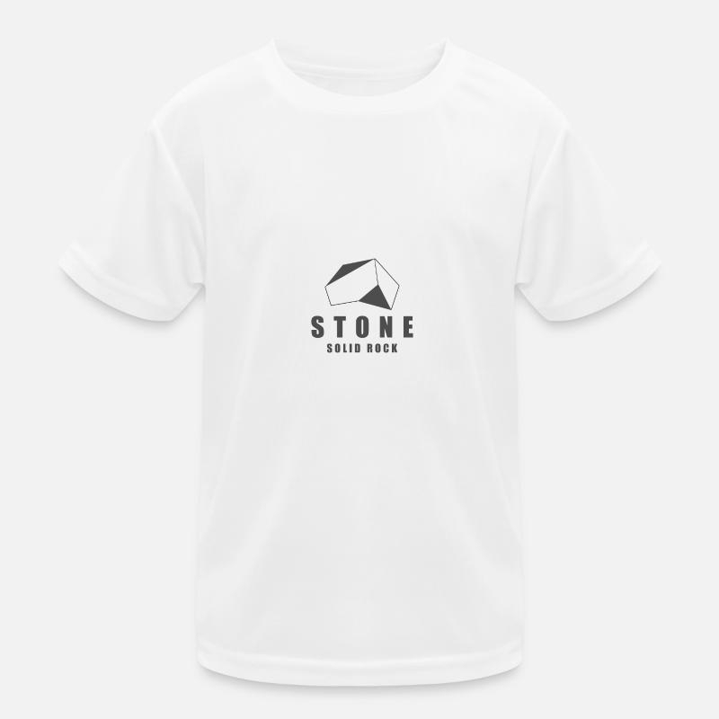 Stone solid rock - Solider Stein Kinder Funktions-T-Shirt