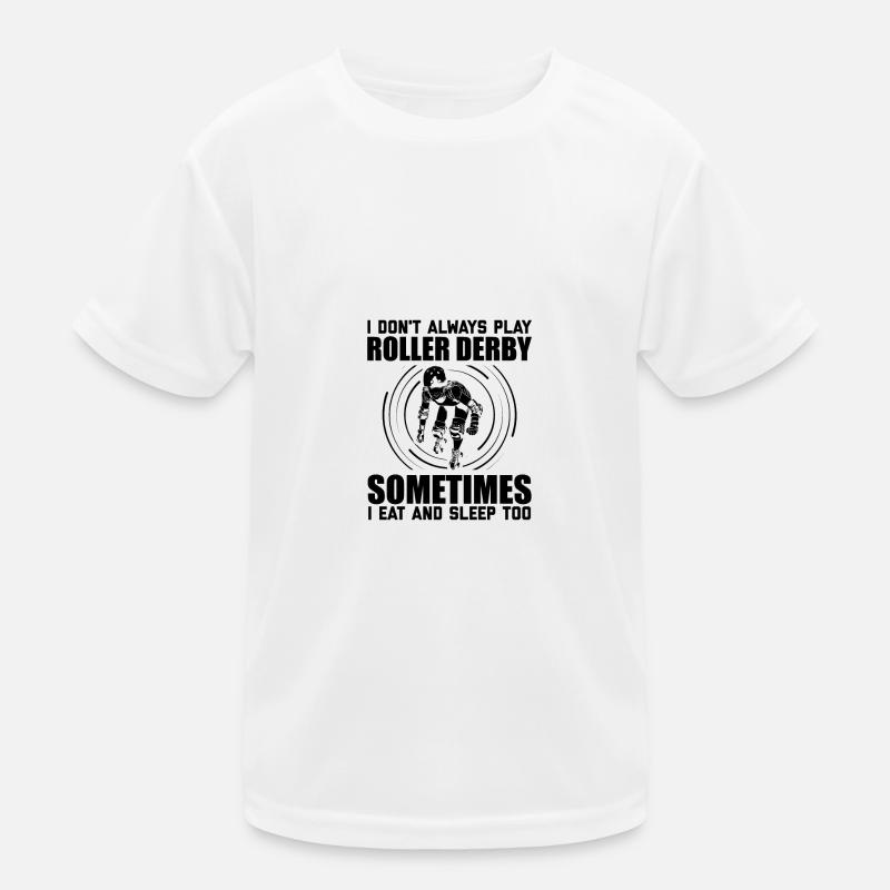 Roller Derby Sayings Kids Functional T-Shirt