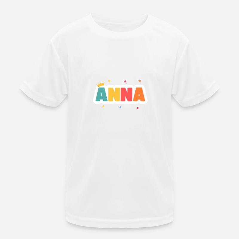Anna! Customizable Kids Functional T-Shirt